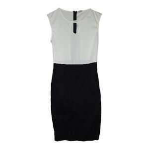 Moncler Black and White Midi Dress